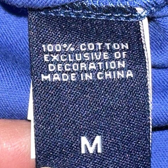 NWTs Chaps Royal Blue Polo Shirt Size Medium - Picture 5 of 5